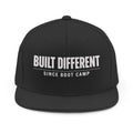 Built Different Since Boot Camp Hat, Navy Veteran Snapback, Military Cap, Flat Bill Veteran Hat, Tactical Streetwear